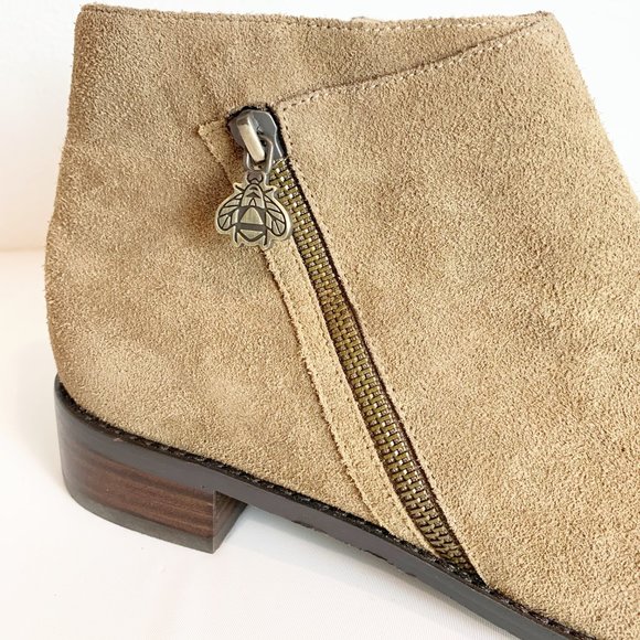 BETTYE MULLER CONCEPT Round toe Beige Suede Bootie - Picture 8 of 10